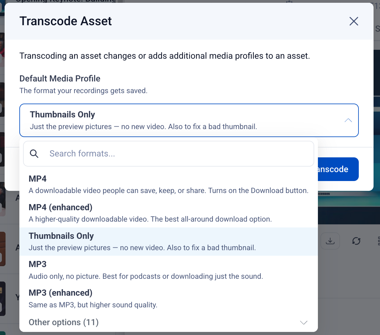 transcodeOptions