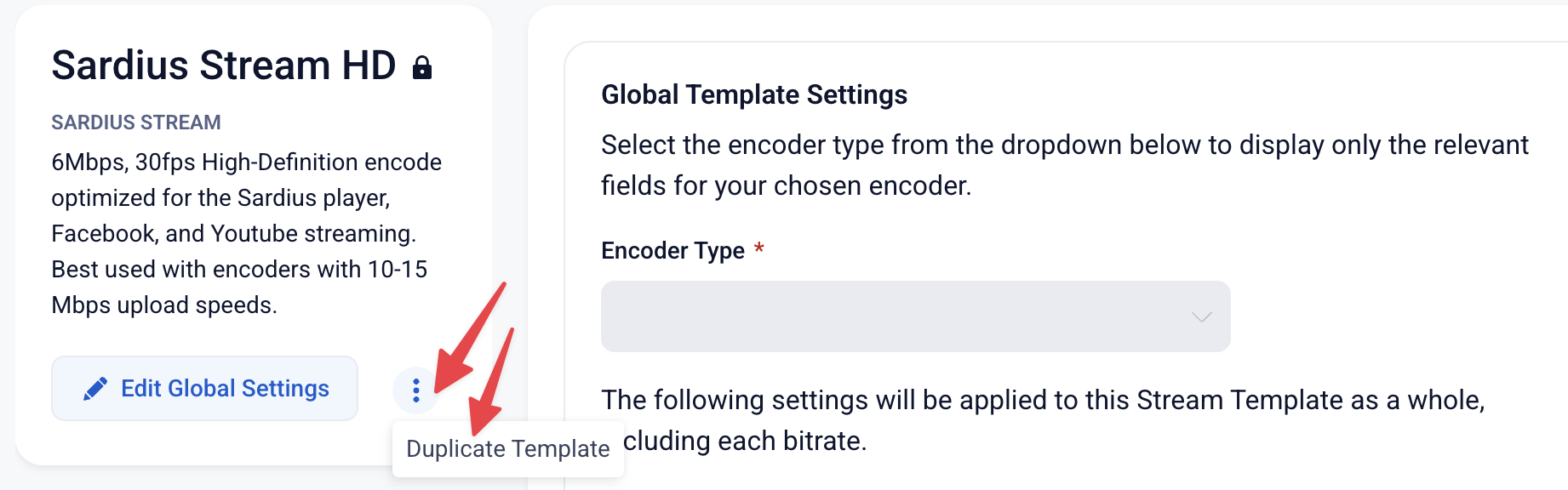 templatesDuplicate